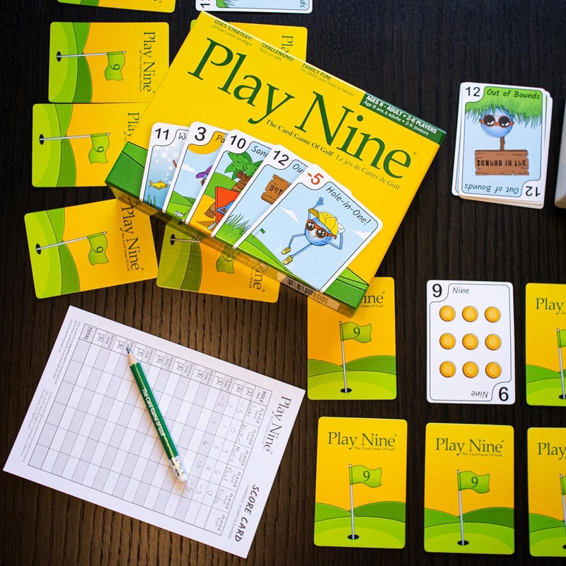 Play Nine : The Card Game of Golf! Original Score Cards- 3 Pack - Image 4
